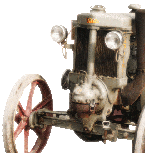 Festa delle Castagne di Castell'Arquato - Il Landini uno dei simboli della festa